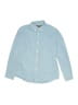 Ariat Chevron-herringbone Blue Long Sleeve Button-Down Shirt Size 10 - 12 - photo 1