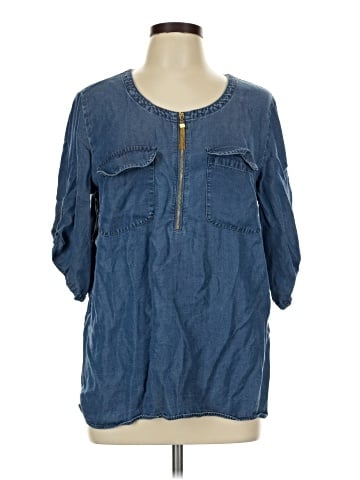 Ellen Tracy 3/4 Sleeve Blouse (view 1)