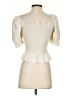 Shein Ivory 3/4 Sleeve Blouse Size 4 - photo 2
