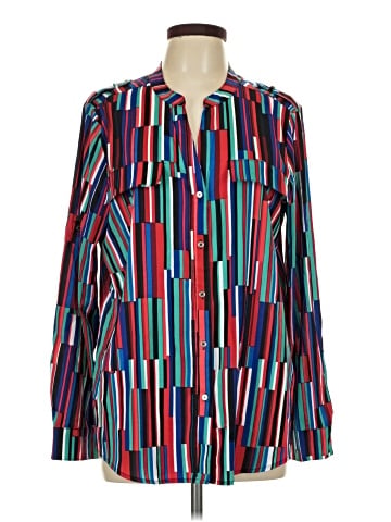 Calvin Klein Long Sleeve Blouse (view 1)