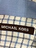 Michael Kors Checkered-gingham Blue White Long Sleeve Button-Down Shirt Size 14 - photo 3