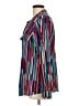 Calvin Klein 100% Polyester Stripes Red Long Sleeve Blouse Size L - photo 5