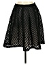 CATHERINE Catherine Malandrino 100% Polyester Chevron-herringbone Black Formal Skirt Size 6 - photo 2