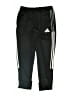 Adidas 100% Polyester Black Track Pants Size 13 - 14 - photo 1