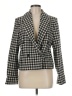 Banana Republic Checkered-gingham Ivory Blazer Size 6 - photo 1