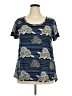 Lularoe Blue Short Sleeve T-Shirt Size 2X - photo 1