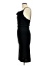 Papaya Solid Black Cocktail Dress Size M - photo 5