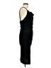 Papaya Solid Black Cocktail Dress Size M - photo 4