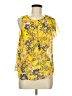 HD in Paris 100% Polyester Yellow Sleeveless Blouse Size 8 - photo 1