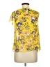 HD in Paris 100% Polyester Yellow Sleeveless Blouse Size 8 - photo 2