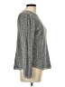 Eight Eight Eight 100% Cotton Chevron-herringbone Gray Pullover Sweater Size L - photo 4