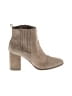 Saks Fifth Avenue 100% Leather Tan Ankle Boots Size 9 - photo 1