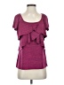 AGB Pink Short Sleeve Top Size S - photo 1