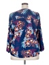 Studio Works Print Blue 3/4 Sleeve Blouse Size 2X - photo 2