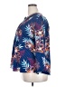 Studio Works Print Blue 3/4 Sleeve Blouse Size 2X - photo 5