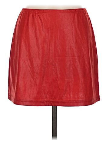 Fragile Faux Leather Skirt (view 1)