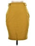 Express Solid Yellow Casual Skirt Size 00 - photo 1