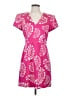 Milly 100% Polyester Paisley Pink Casual Dress Size XXS (estimated) - photo 1
