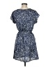 Alya 100% Polyester Print Blue Casual Dress Size M - photo 2