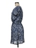 Alya 100% Polyester Print Blue Casual Dress Size M - photo 5