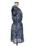 Alya 100% Polyester Print Blue Casual Dress Size M - photo 4