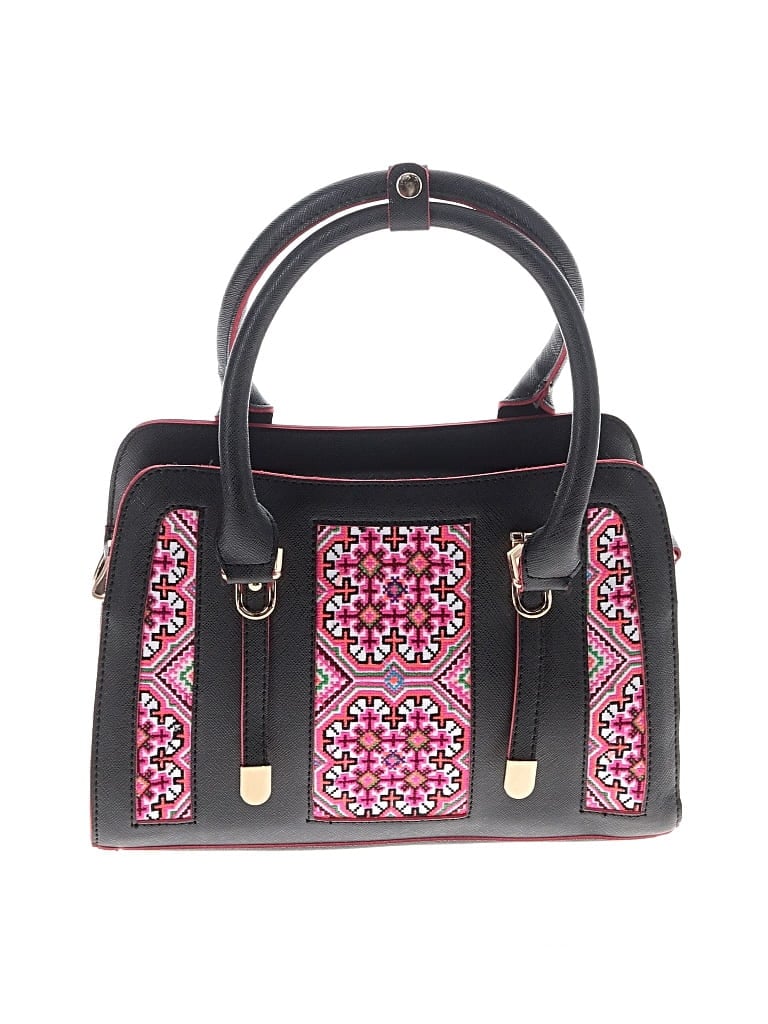 Pre-owned Assorted Brands Satchel In Burgundy