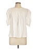 Chenault White Short Sleeve Blouse Size L - photo 1
