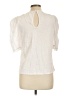 Chenault White Short Sleeve Blouse Size L - photo 2
