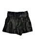 Zara TRF Metallic Black Shorts Size S - photo 1
