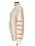 Francesca's 100% Polyester Chevron-herringbone Ivory Pullover Sweater Size L - photo 5