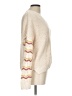 Francesca's 100% Polyester Chevron-herringbone Ivory Pullover Sweater Size L - photo 4