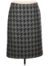 Talbots Outlet Houndstooth Gray Formal Skirt Size 12 - photo 1