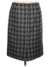 Talbots Outlet Houndstooth Gray Formal Skirt Size 12 - photo 2
