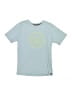 Volcom Teal Short Sleeve Top Size 7 - photo 1