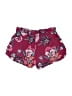 Roxy Floral Burgundy Shorts Size 7 - photo 2