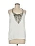 XOXO 100% Polyester Silver Sleeveless Blouse Size M - photo 1