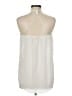XOXO 100% Polyester Silver Sleeveless Blouse Size M - photo 2