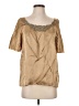 Tree Tan Short Sleeve Blouse Size S - photo 1