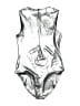 Carbon38 Metallic Silver One Piece Swimsuit Size M - photo 2