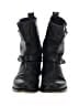 Unbranded 100% Leather Black Ankle Boots Size 9 1/2 - photo 2