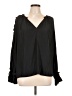 Ramy Brook 100% Polyester Black Long Sleeve Blouse Size L - photo 1
