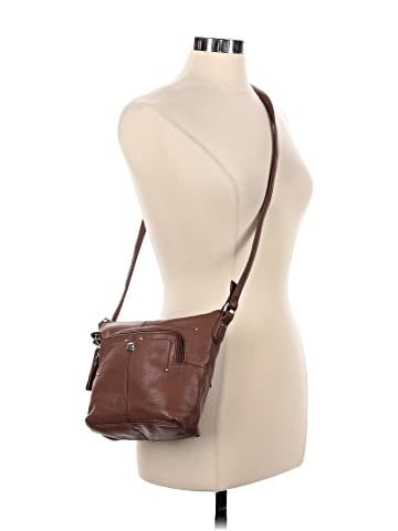 Stone Mountain Leather Crossbody Bag (view 2)