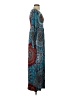 dearcase Paisley Blue Casual Dress Size S - photo 4