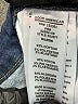 Good American Chevron-herringbone Blue Jeans Size 6 - photo 8
