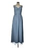 Azazie 100% Polyester Blue Cocktail Dress Size 10 - photo 1