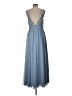Azazie 100% Polyester Blue Cocktail Dress Size 10 - photo 2
