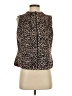 Susan Bristol Animal Print Brown Tan Vest Size S - photo 1