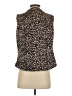 Susan Bristol Animal Print Brown Tan Vest Size S - photo 2