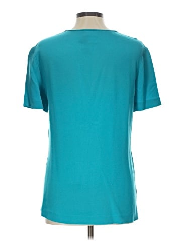 Coldwater Creek Short Sleeve Silk Top (view 2)