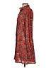 Ann Taylor LOFT Paisley Red Casual Dress Size 2 - photo 5
